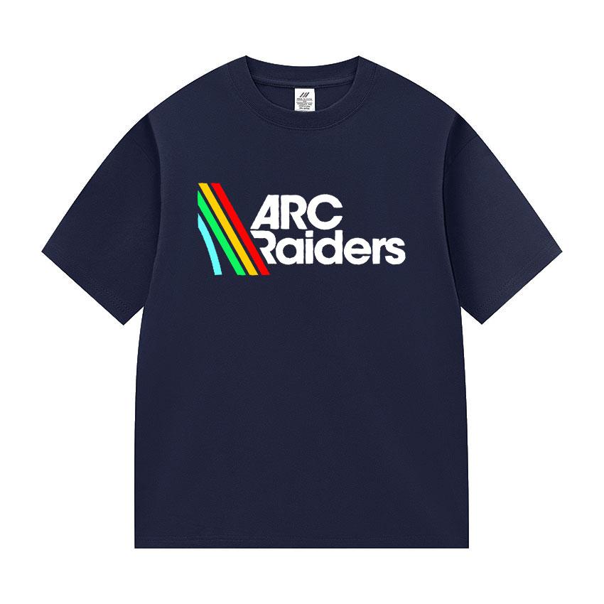 Spiel Arc Raiders Buchstabendruck T-Shirt Unisex Damen Freizeit Hochwertige Mode T-Shirts Tops 100% Baumwolle Kurzarm T-Shirt