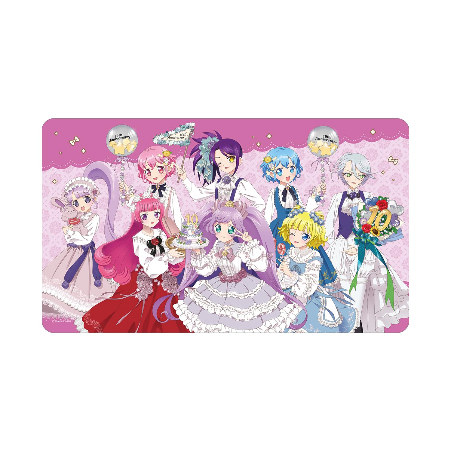 

ПриПара 10-я годовщина Оригинальная иллюстрация Сборка Фестиваль цветов мат вер. Многостоловый