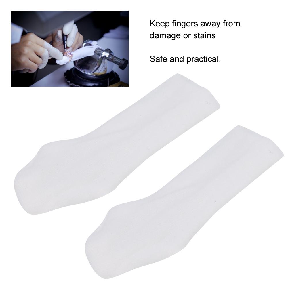 Cloth Thimber Finger Stall Guard Soft Finger Cover Protector Handcraft Tool Accessory