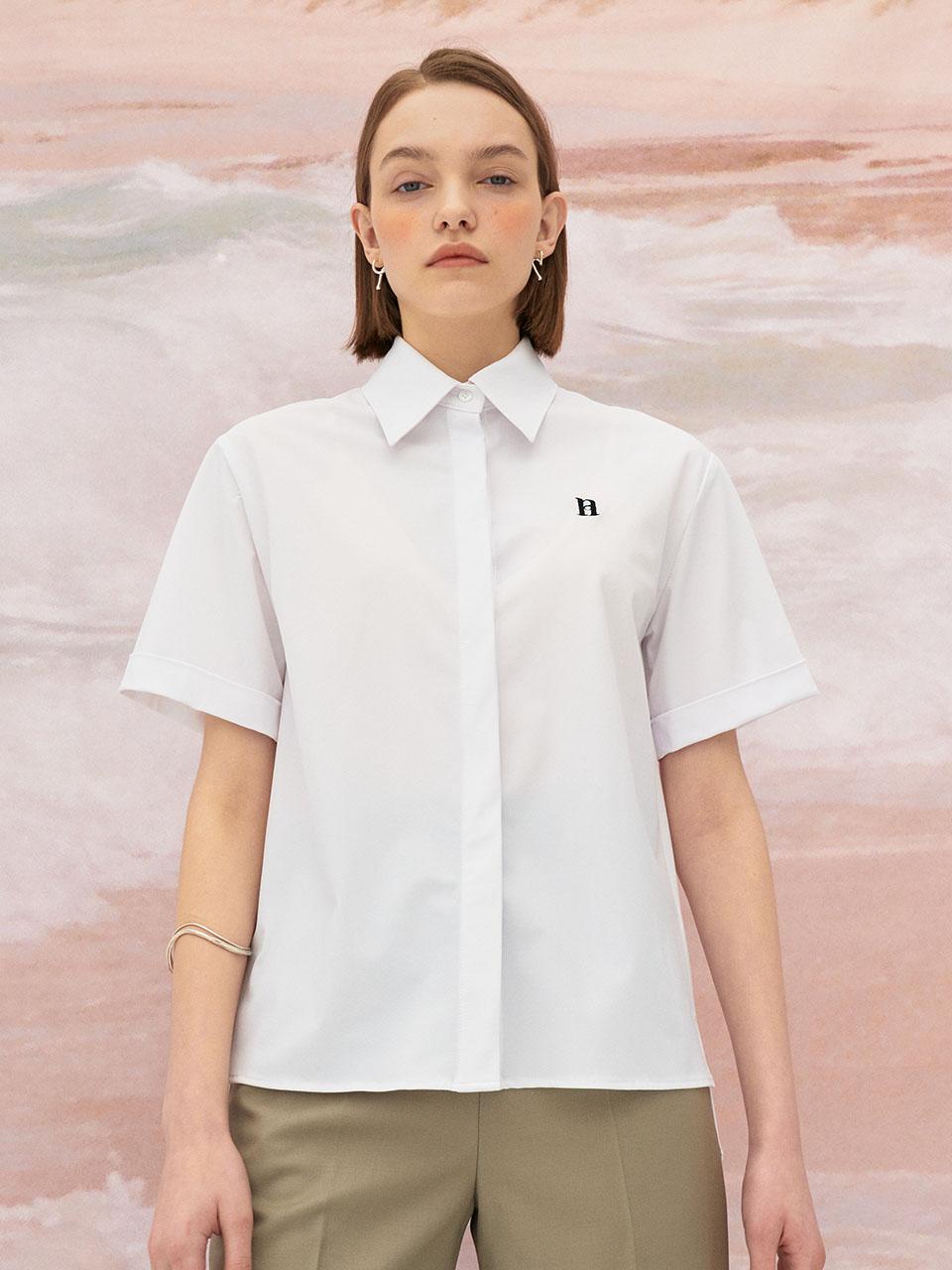 Ed Mang 5S Cooling Nylon Logo Shirt - White Free Size