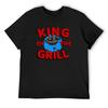 King of the Grill T-Shirt New Edition Oversized Graphic Tee T-shirts Man Men Clothes