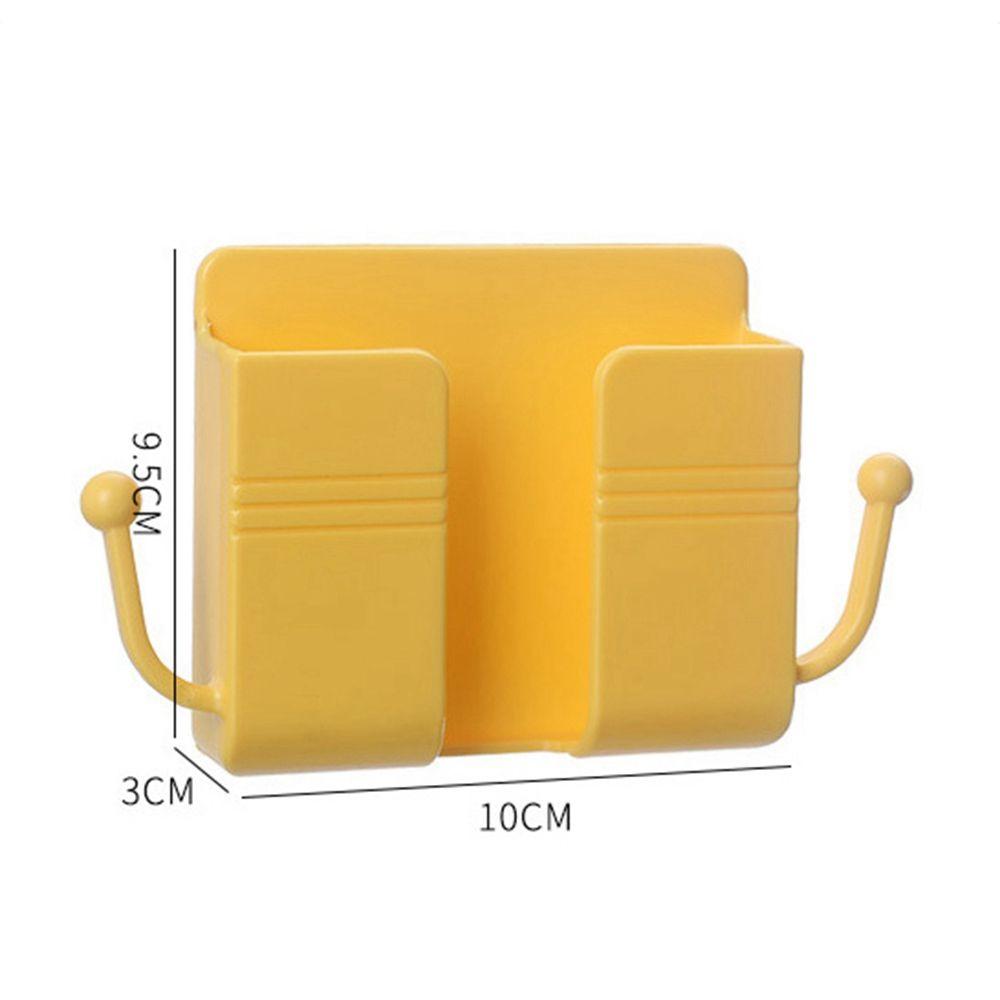 Brackets Wall Mounted Organizer Storage  Case Remote Control Holder Storage Box Phone Plug Stand