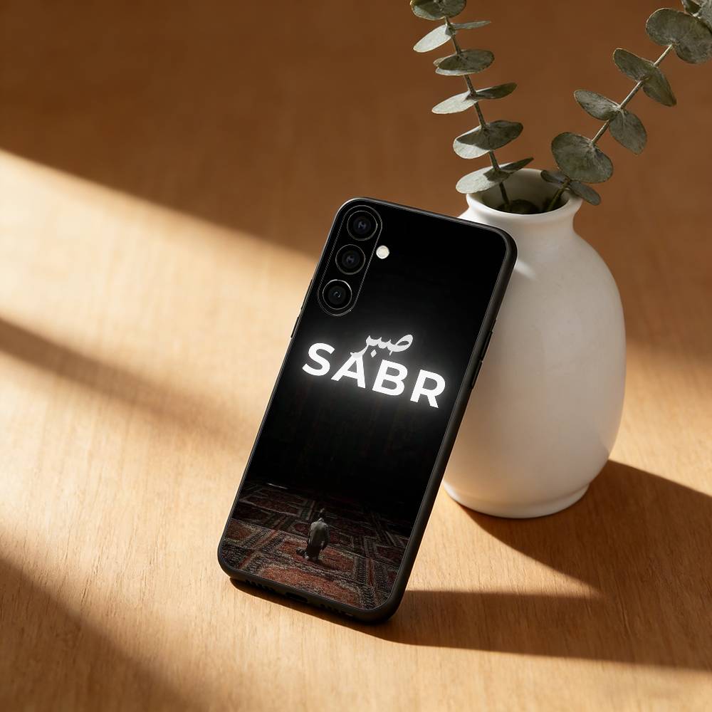 Q-Quran Sabr Islam Patience  Phone Case For Samsung Galaxy A91,80,73,72 ,71,53,52,32 ,31,22,21s,20,Soft Black Case Samsung a13 5g