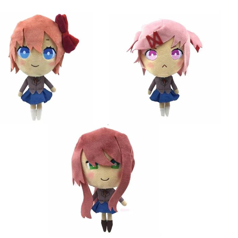 20cm Oyun Doki Doki Edebiyat Kulübü Peluş Oyuncaklar Anime Cosplay Monika Natsuki Sayori Yuri Bebekler