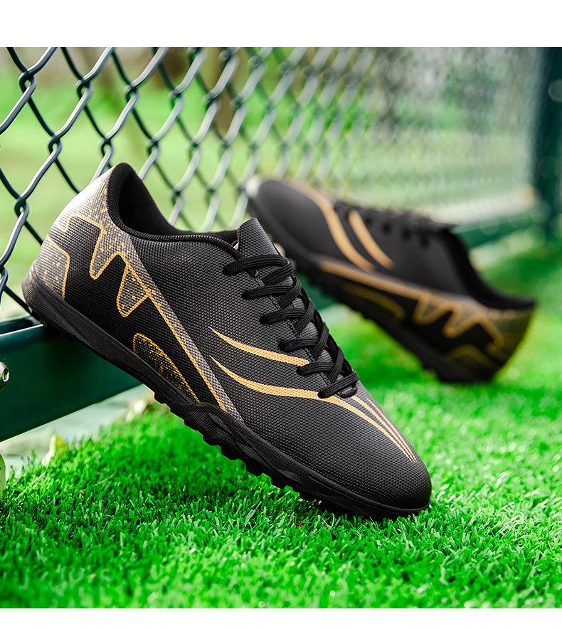 Long Nail AG Low-Top Artificial Grass Soccer Shoes for Men & Women