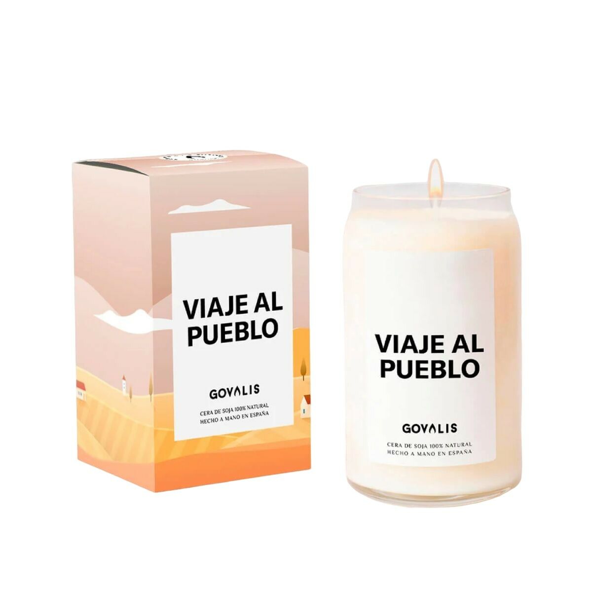 

GOVALIS Viaje al Pueblo Ароматическая Свеча (500 г) TU прозрачный