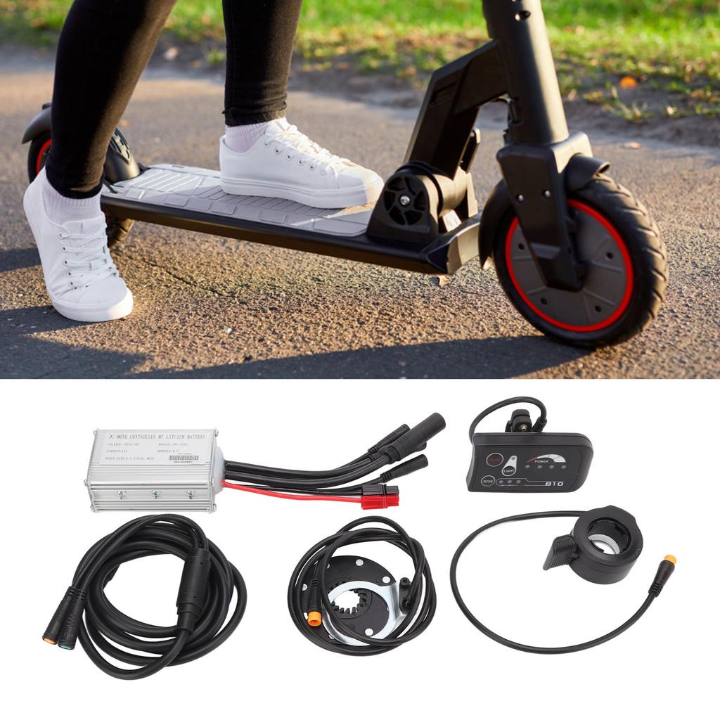 Bicycle Lithium Battery Conversion Kit 15A Controller LED S810 Display 1 to 2 Connecting Line Kit for 250W 300W Motor