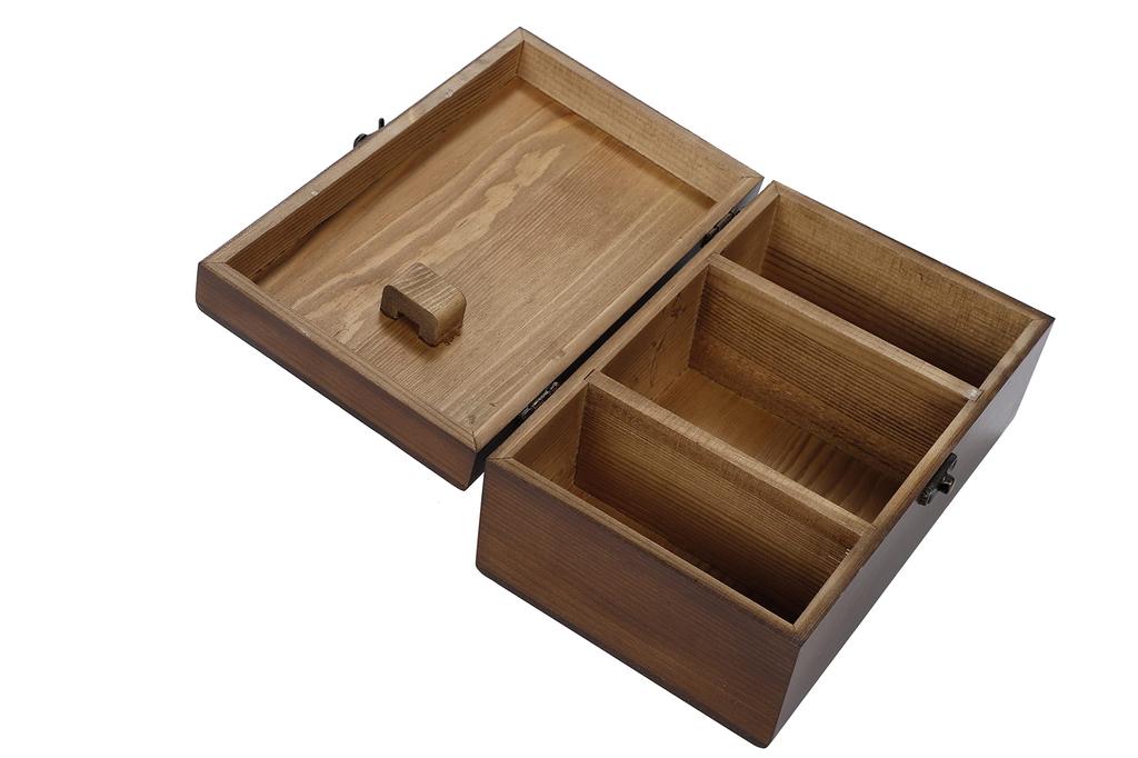 TOZO Factory Wooden Antique Storage Box, Sewing Box, Craft Supplies Storage Box, Sewing Box