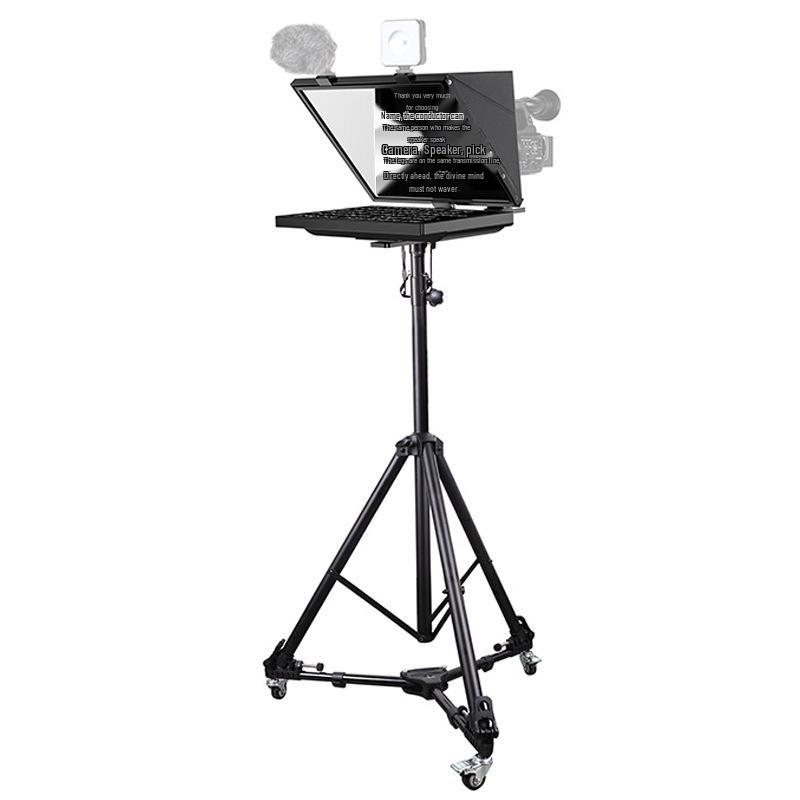 Baishiyue T20 Teleprompter: Large Screen for Live Broadcast, Recording, Speech, and Streaming.