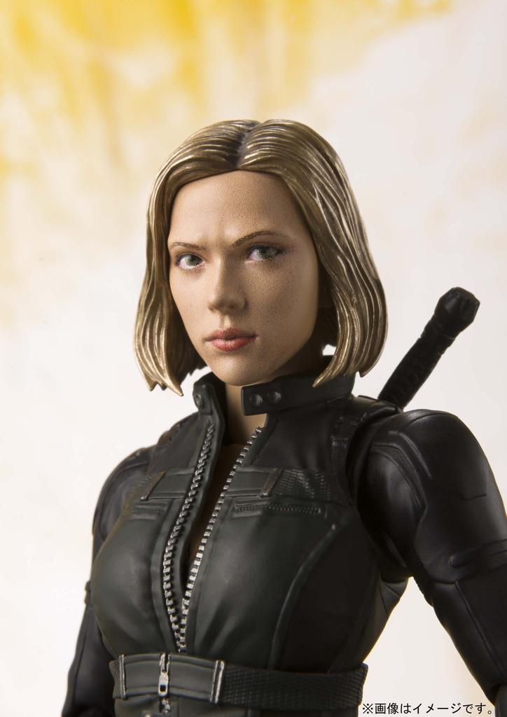 TAMASHII NATIONS Avengers Black Widow 190mm malovaná pohyblivá figurka S.H.Figuarts (Avengers/Infinity War) Cca. PVC/ABS