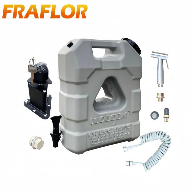 20 Liter 21L Lebensmittelgeeigneter LLDPE Frischwassertank für LKW Anhänger Wohnmobil Auto Camping Trinkwasserbehälter Wasserspeicherbox