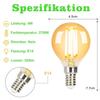 Ampoule LED - NETTLIFE - G45 - E14 - 4W 2700K (Blanc chaud) - Lot de 6