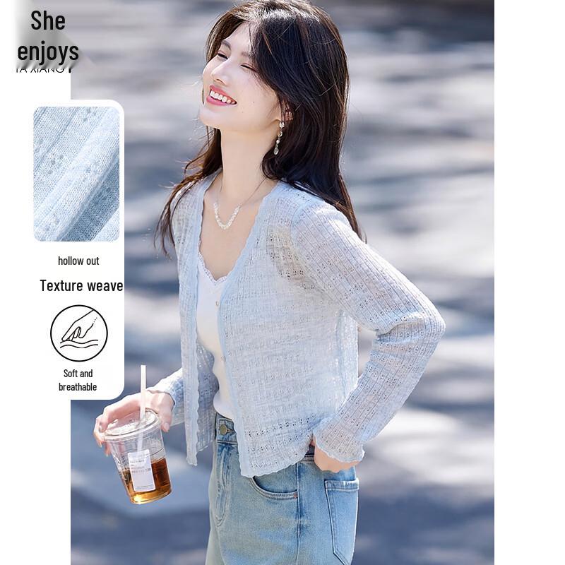 Women s Thin Knit V-Neck Cardigan M