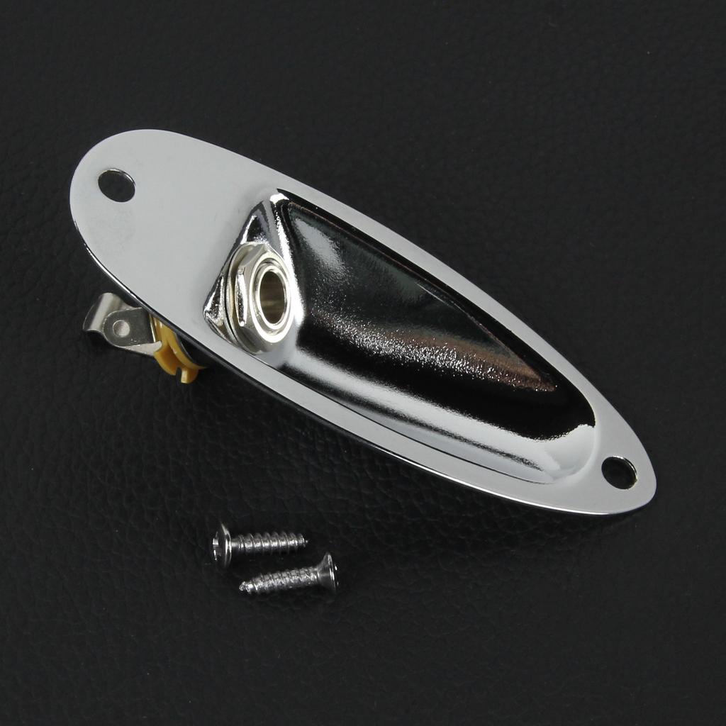 FLEOR 1 Stück Bootsstyle Klinkenbuchse für Gitarre Ausgangsbuchse 1/4" 6,35mm für ST E-Gitarre