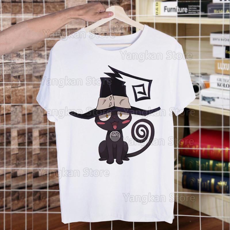 Soul Eater Anime Manga Ohkubo Shinigami Funny T Shirt Men New Casual Short Sleeve Tshirt Homme Manga Unisex T-shirt Tees