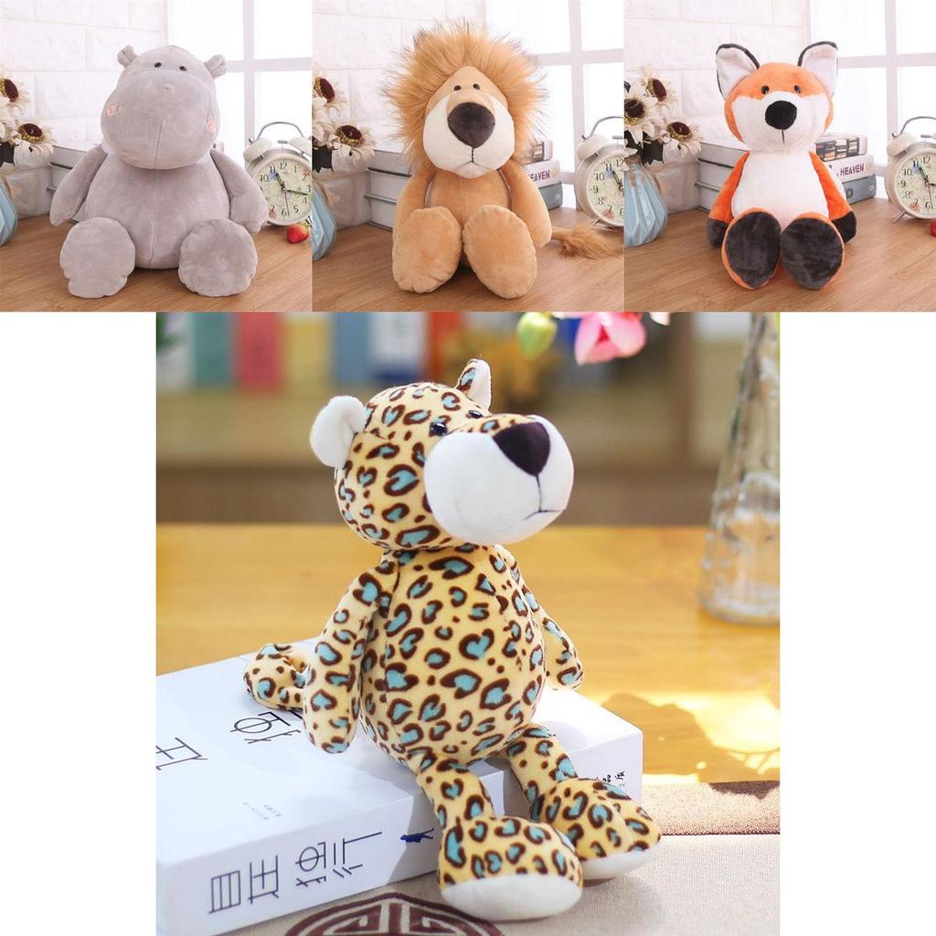 Jungle Animal Plush Toy Adorable Pp Cotton Stuffed Doll For Kids Babies