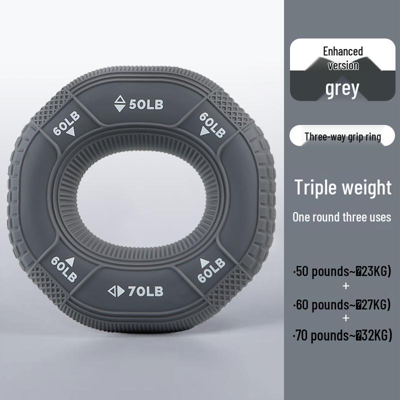 Silicone Grip Ring for Men, Women, and Kids - Hand, Arm, and Finger Strength Training/Rehabilitation Equipment