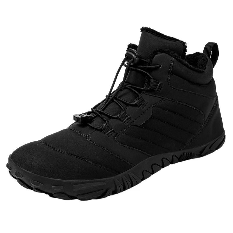 

Women Lightweight Winter Casual Sneakers Unisex Barefoot Warm Shoes Plush Snow Boot Outdoor Comfortable Cotton Boots Zapatillas 35 чорний