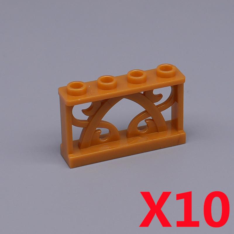 MOC DIY Accessori Parti Piastra Scena Città Blocchi da Costruzione Tronco d'Albero Recinzione Ringhiera Lampione Stradale Semaforo Base Giocattolo A037