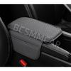 PU Leather Car Interior Armrest Cushion Pad Center Console Storage Box Cover