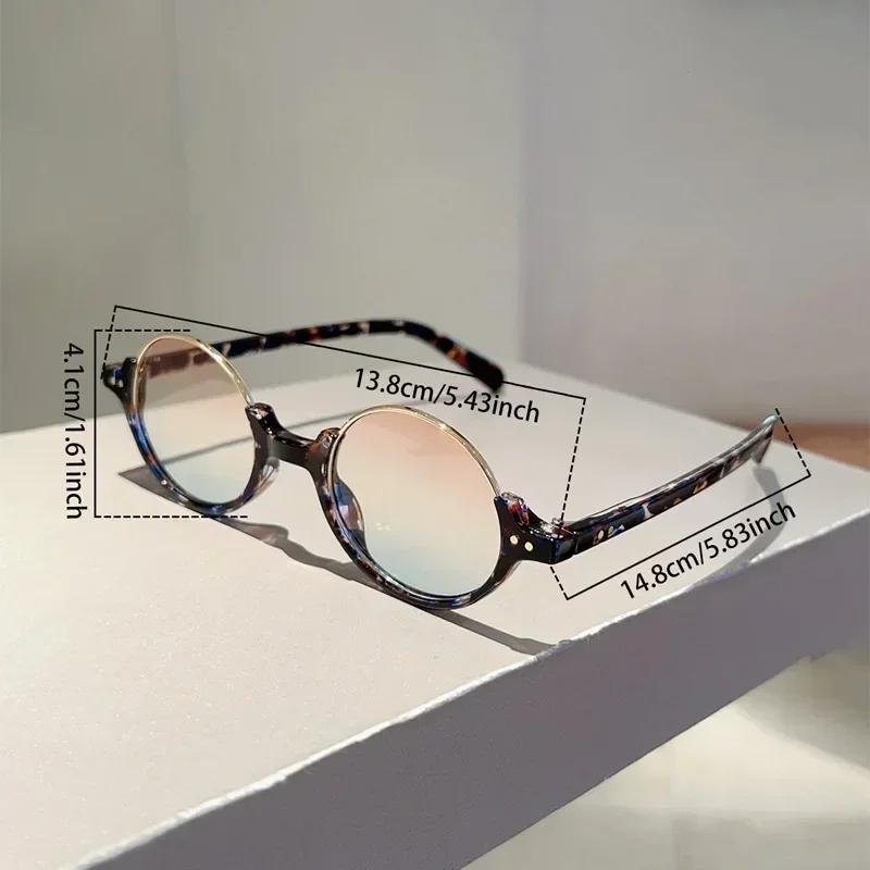 Fashion Men Women Hip Hop Sun Glasses Unisex Outdoor Riding Travel UV400 Sunglasses Vintage Round Hlaf Frame Sunproof Eyewear