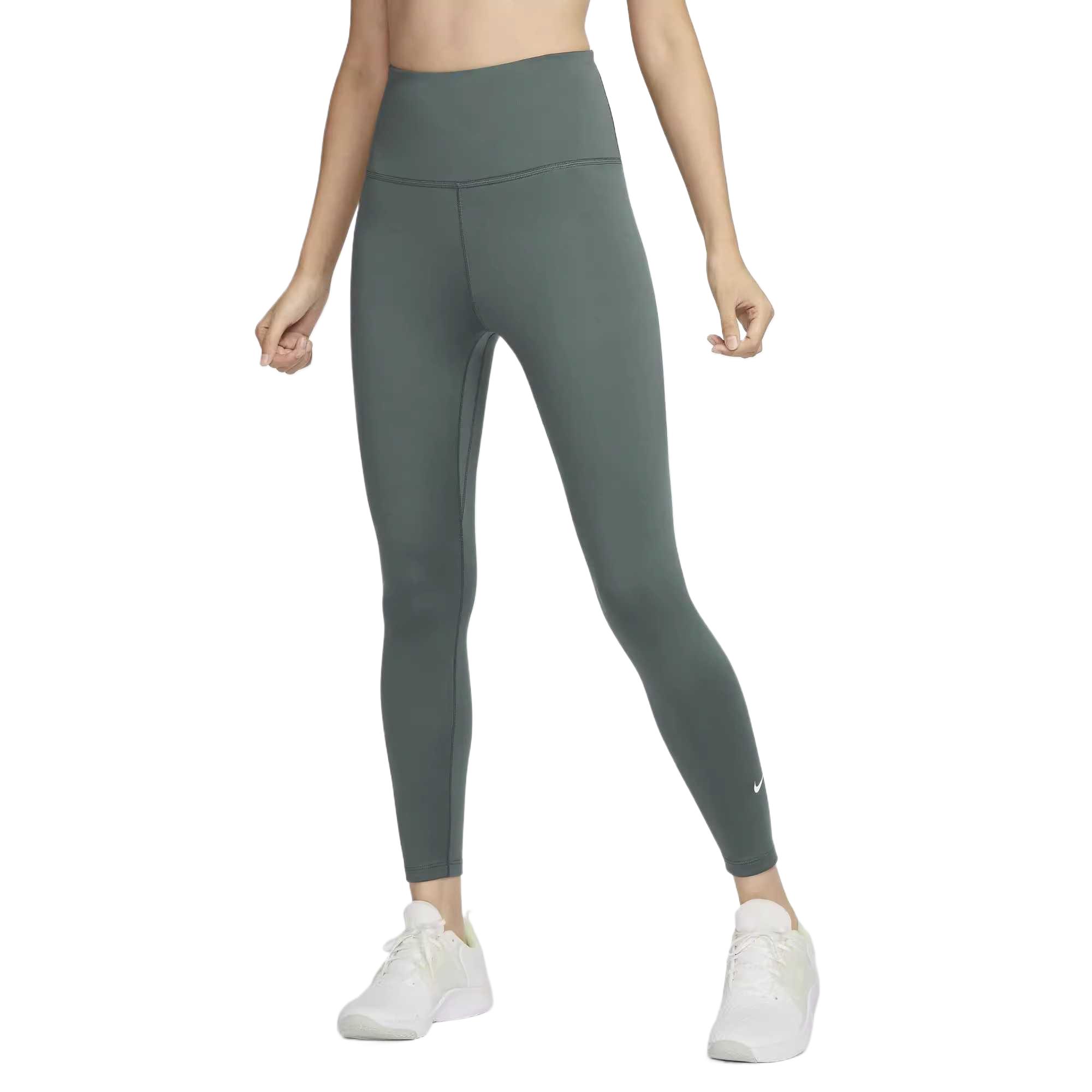 

Nike Therma-FIT One Повседневные Удобные Влагоотводящие Спортивные Длинные Брюки Женские низ Зеленый Белый FB8613338 S