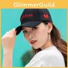 Embroidery Baseball Letter Cap Women Peaked Caps Adjustable Hat Gift