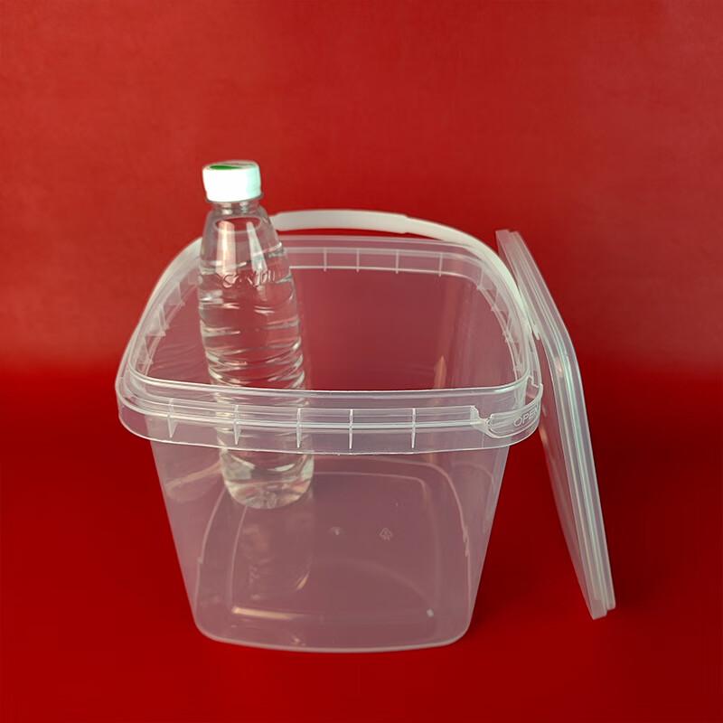 

Chang Baosen Portable Square Sealed Transparent Packing Bucket