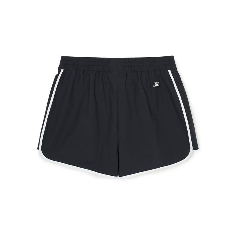 MLB New York Yankees Color Block Comfortable Casual Shorts Women Shorts Black 3FSMB0743-50BKS