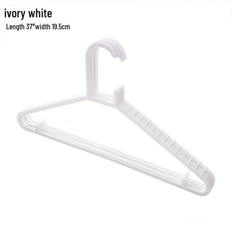 

Многофункциональные нескользящие пластиковые вешалки для одежды, упаковка 20 шт. для сушки и хранения женской одежды 20 pieces белый