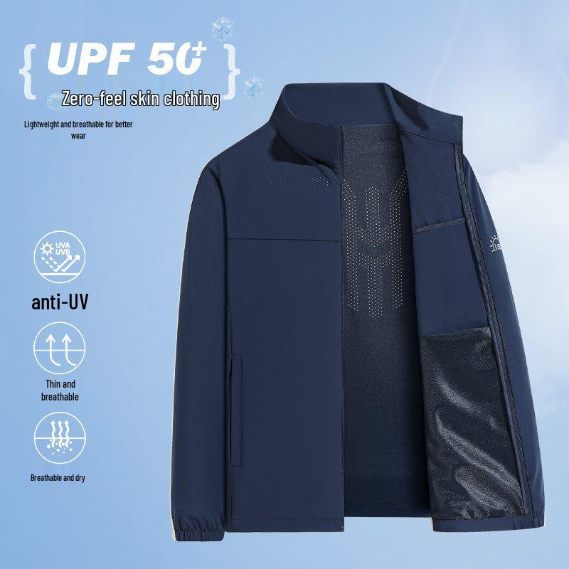 2026 Outdoor UV Protection Lightweight Stand Collar Skin Jacket for Men and Women