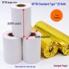 Enhanced Thermal Receipt Paper 80x60mm, 80x50mm - Kitchen-Grade, Waterproof, Tear-Resistant, Ideal for Delivery and Catering Printing.