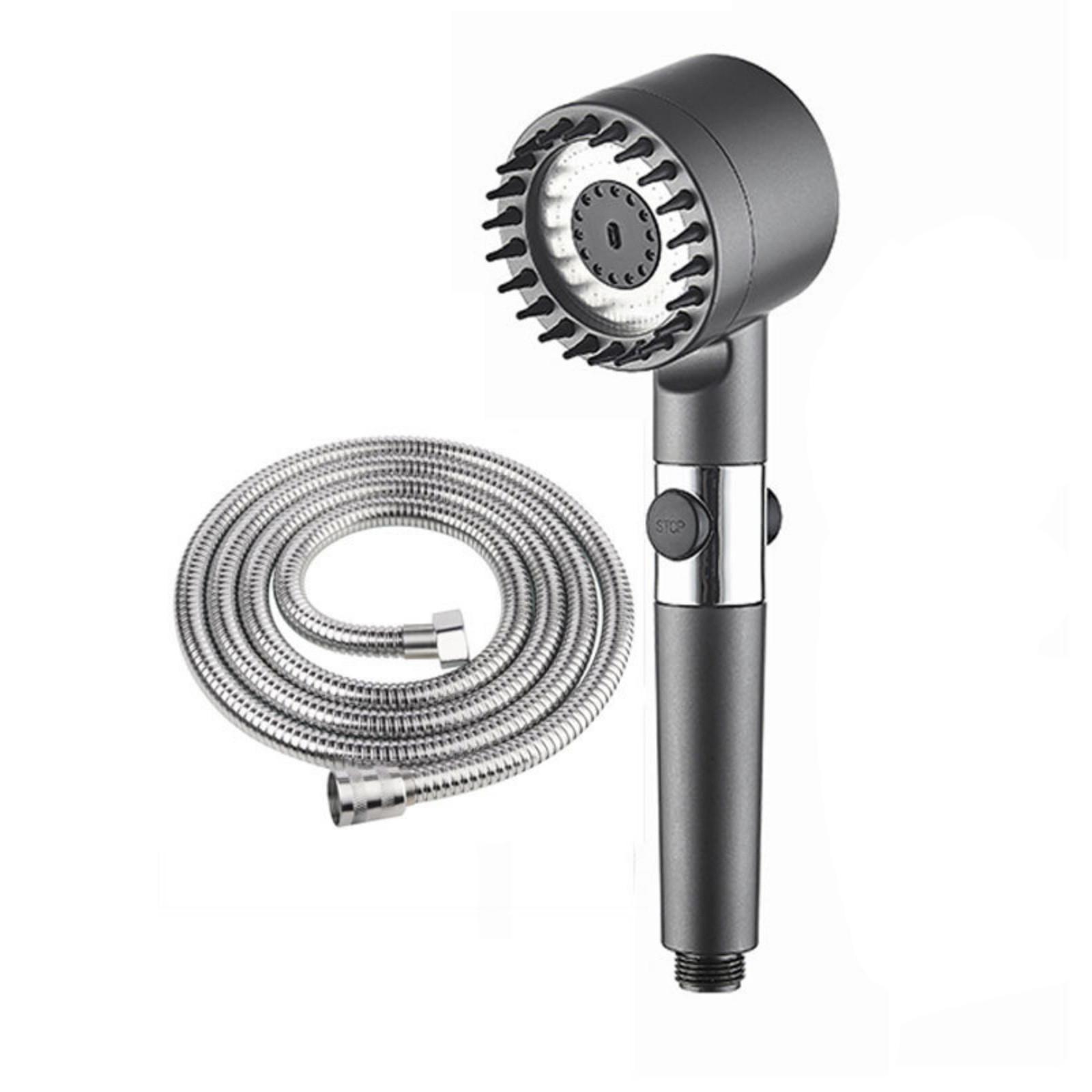 

Душевая лейка высокого давления, Мощная душевая лейка с фильтром под давлением, Ручная душевая лейка, 3-скоростная душевая лейка One Size