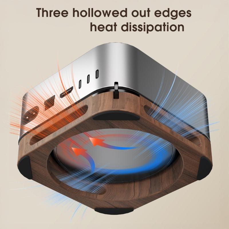 Desktop Stand for 4 with Integrated Power Button and Enhanceds Cooling Ventilated Desktop Holder