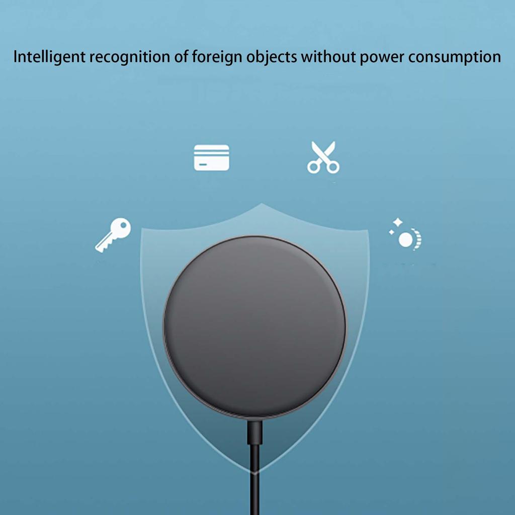 Wireless Charger With Vertical Magnetic Bracket 15W Wireless Magnetic Fast Charging