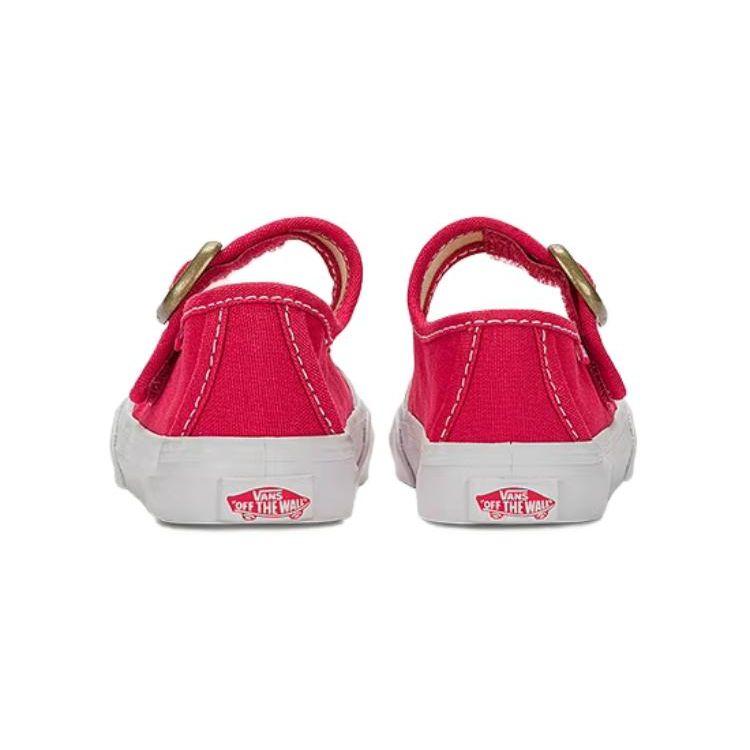 Vans Mary Jane Breathable Lightweight Low Top Walker Shoes Baby Shoes Red VN000CRYH2D