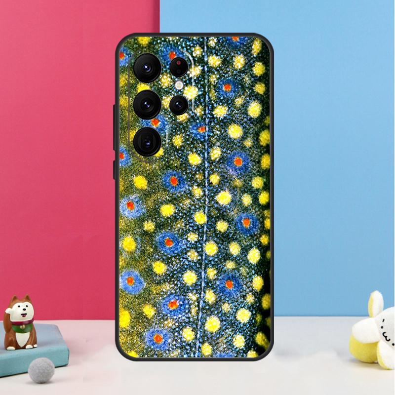 Étui de pêche à la truite pour Samsung Galaxy S26 S25 S24 S20 S21 S22 S23 Ultra S10 Plus S25 FE Coque Arrière