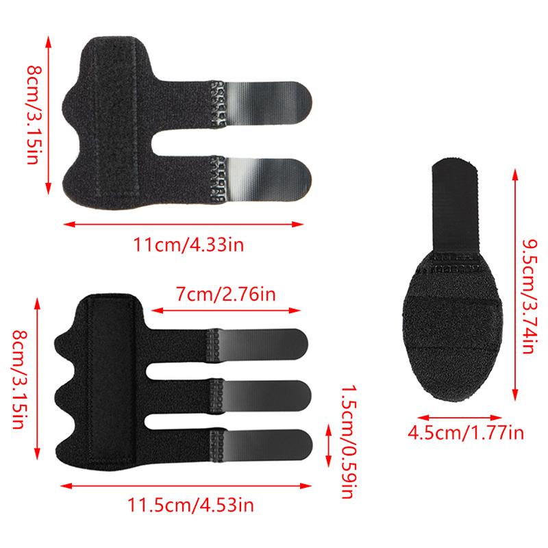 Pain Relief Trigger Finger Fixing Splint Straighten Brace Adjustable Sprain Dislocation Fracture Finger Splint Corrector Support