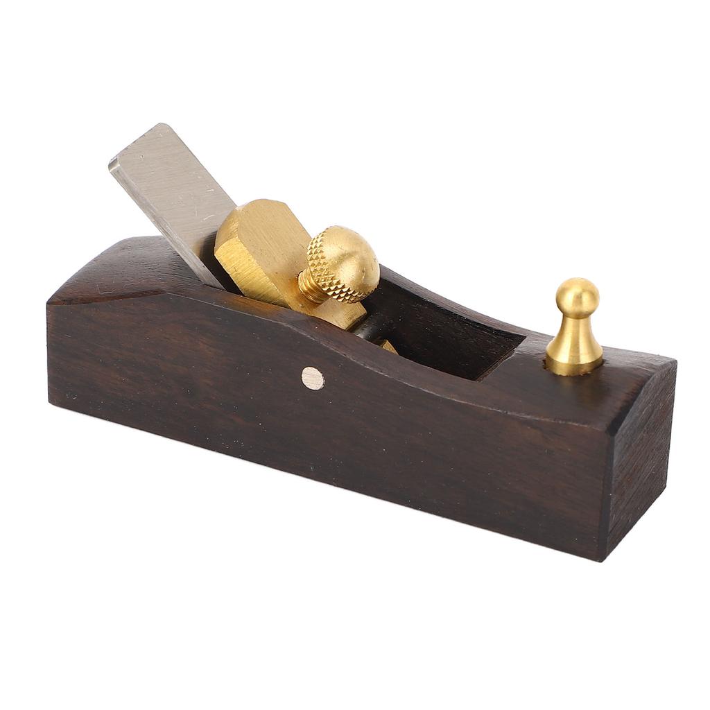 Mini dřevěný hoblík s plochým dnem Malý ruční hoblík Nástroj pro hoblování rovných předmětů, ořezávání, srážení hran