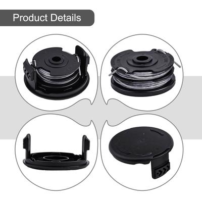 Replacement Trimmer Spool Bundle for Bosch ART 24 27 30 ART 30-36 LI For F016800351 Fit with 6 Spools 2 Covers