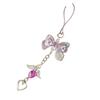 Wings Heart Fringe Phone Lanyard Love Pendant Bowknot Phone Chain  Key  Accessories