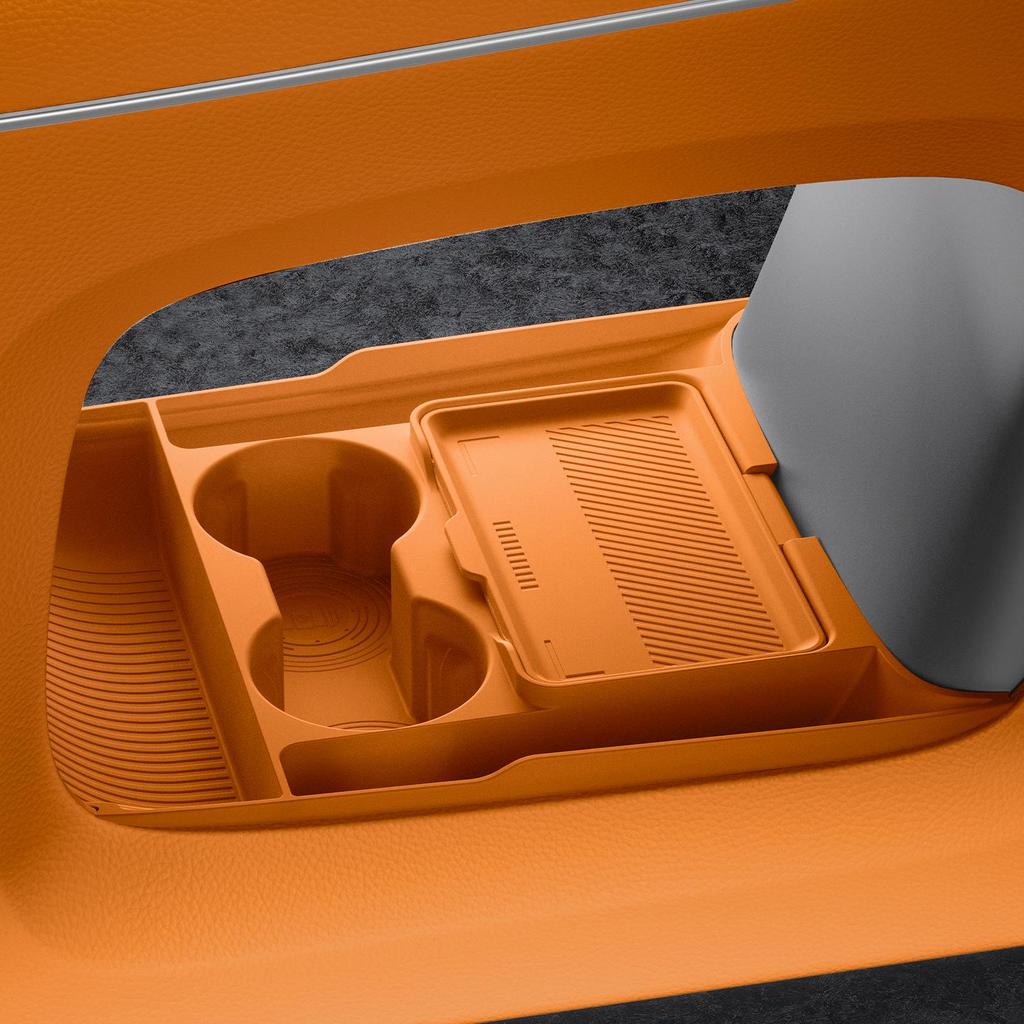 IM LS8 Lower Center Console Storage Box with Anti-Slip Silicone Pad for 26 Car Models