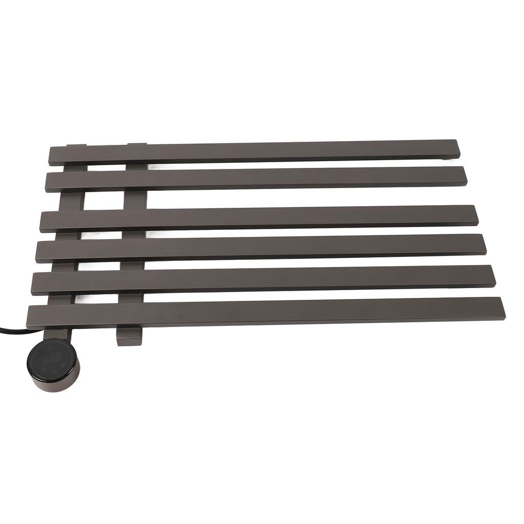 Heated Towel Rack Wall Mounted Electric Towel Warmer Rack with Timer Digital Display 4 Temperature