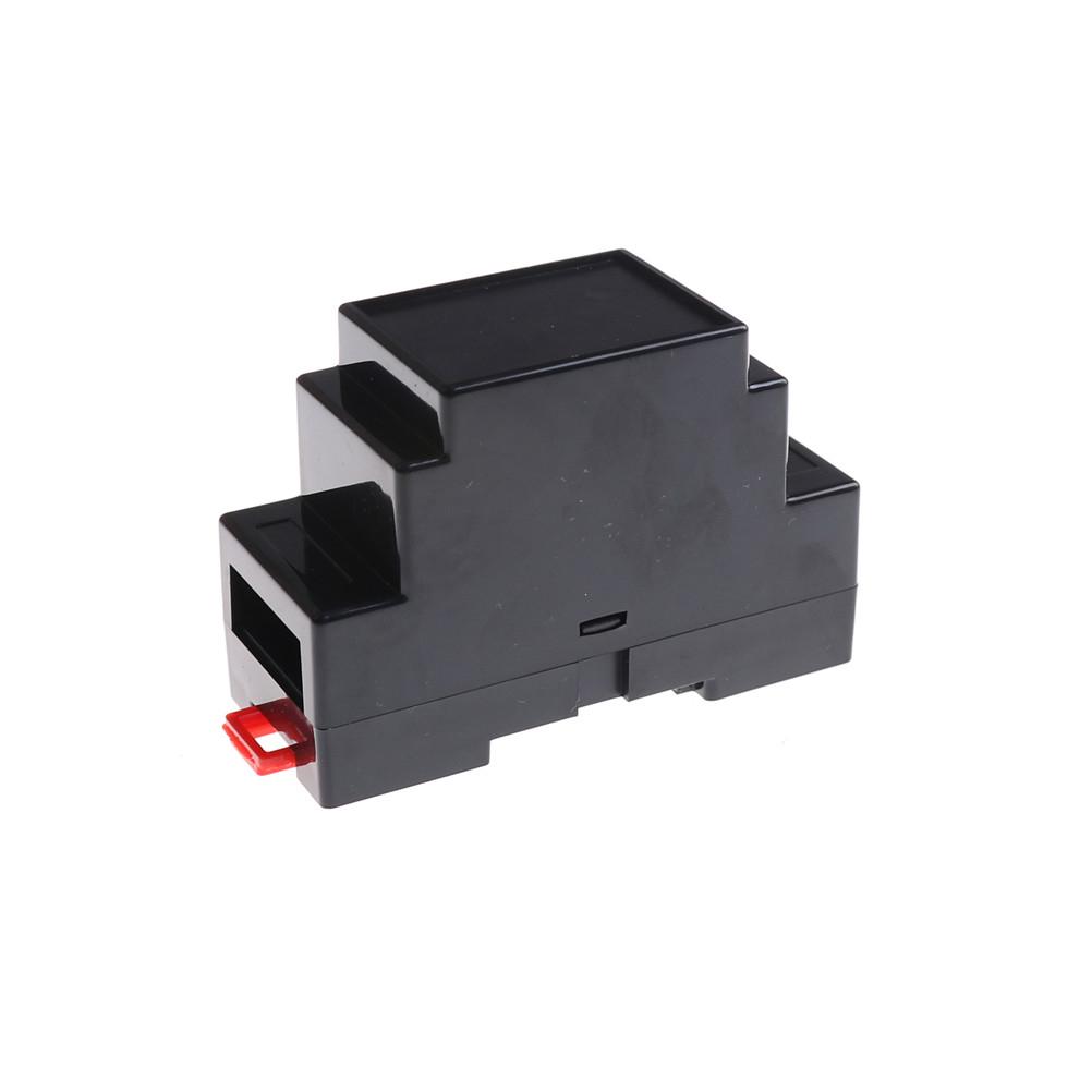 1pc 88x37x59mm Plastic Electronics Box Project Case DIN Rail PLC Junction Box
