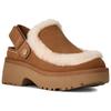 UGG Esmee Clog Comfortable Fashion Casual Shoes 5cm Women clogs Brown 1173331-CHE