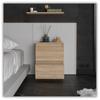 Bedside Cabinet Sonoma Oak 40 Cm 2 Drawers Large Bedside Table Nakastlik
