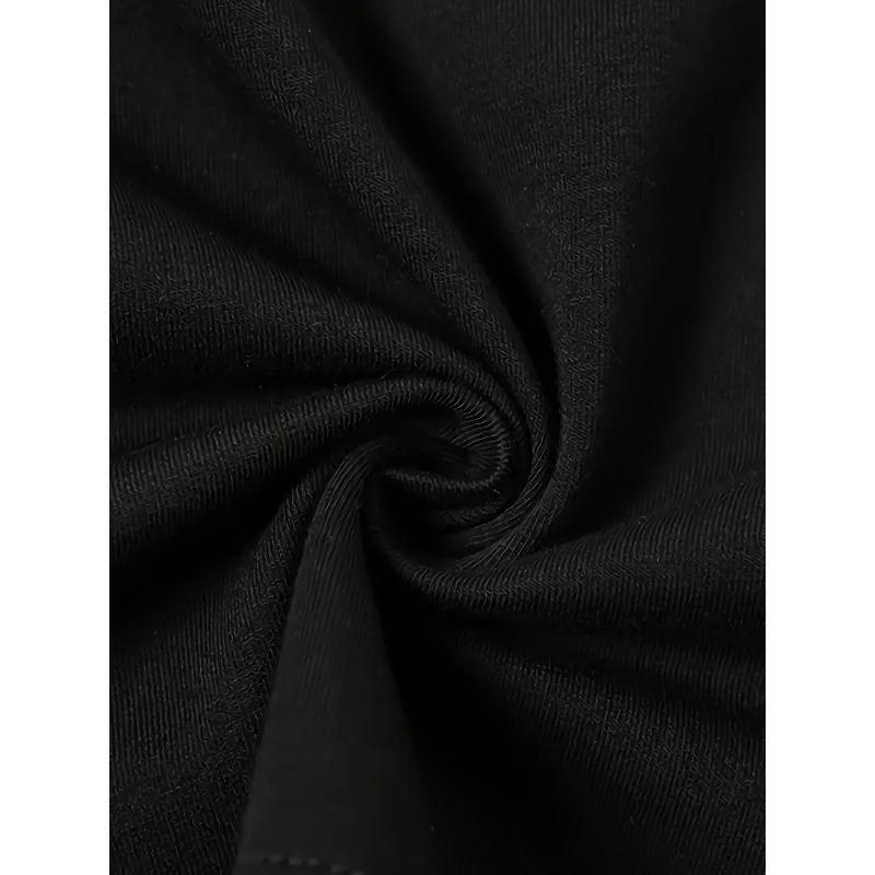 European sizes Funny Crochet Because Murder Is Wrong Crocheting Black Cat T-Shirt, Gift for Men  Dad Mom Friends, Black