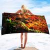 Forest Pattern Printing Series Seaside Vacation Beach Towel Swimming Bath Towel Sports Towel