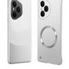 Frameless magnetic metallic paint mobile phone case is suitable for Honor 400PRO simple MAGIC7PRO fine hole X60GT