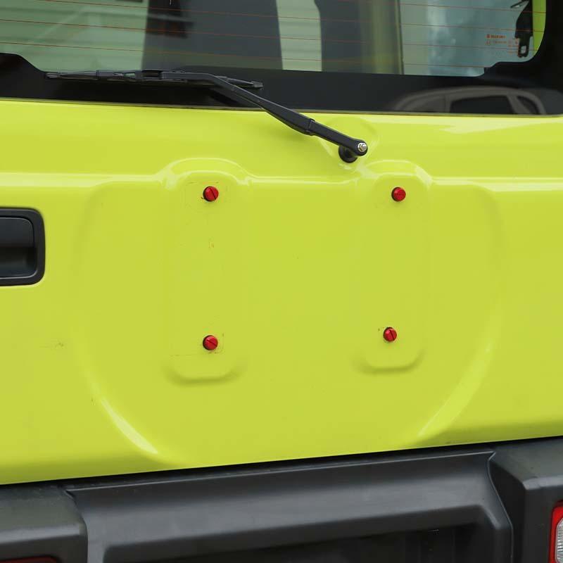 Car Spare Tire Bracket Hole Decorative Screws For Suzuki Jimny 2007 Up Interior Accessories